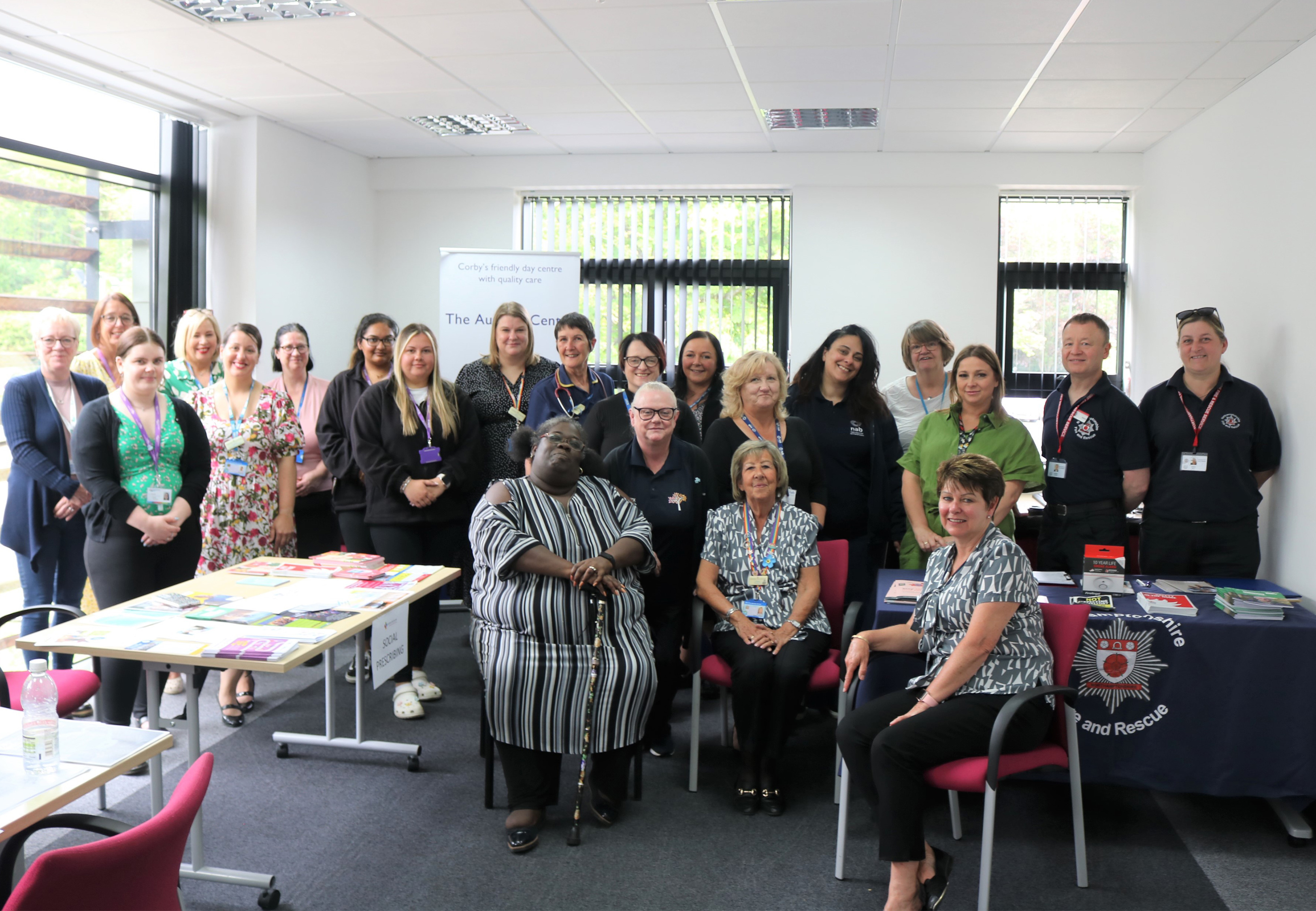 Accommodation Concern staff and local partners at a community event