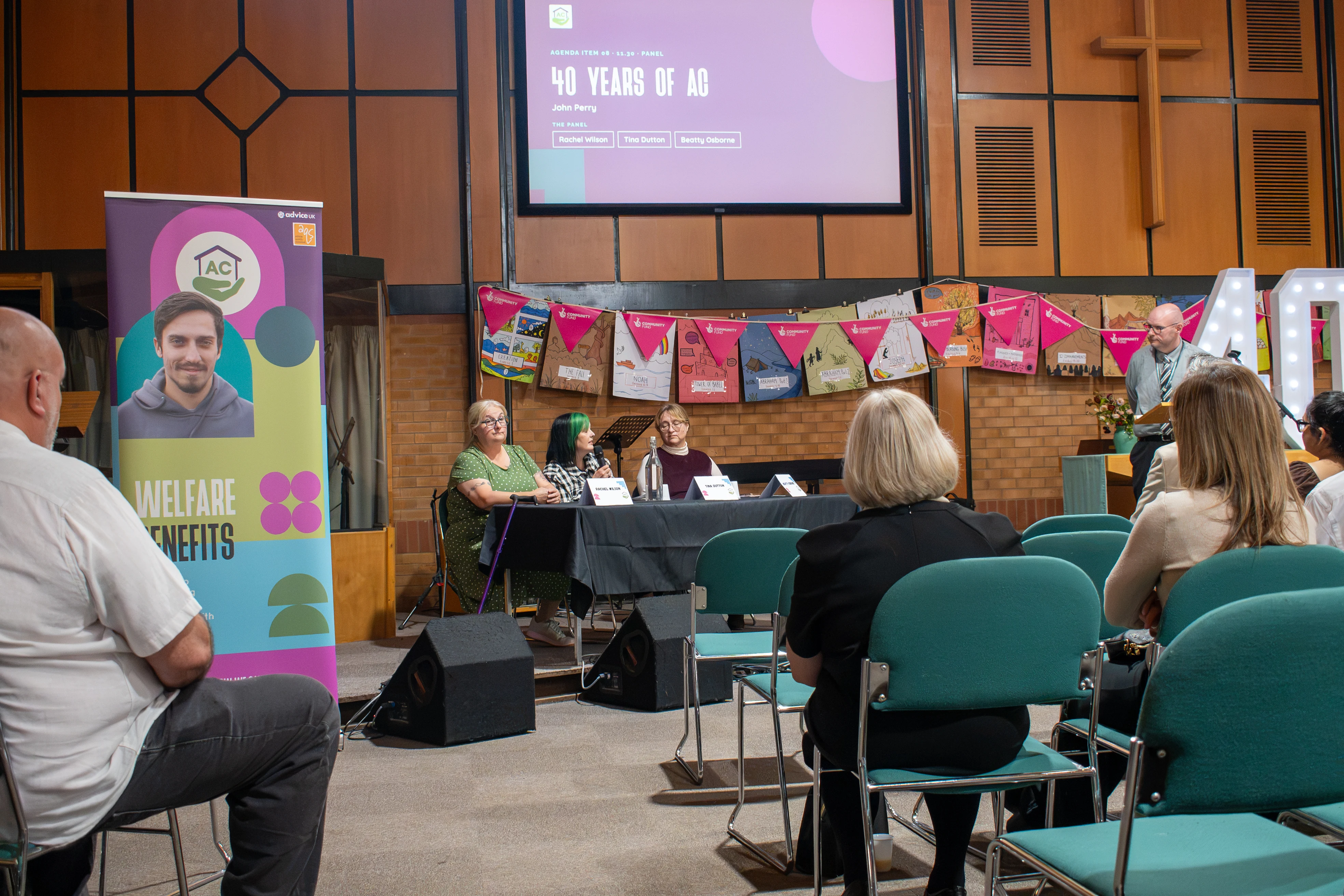 Panel discussion reflecting on AC’s 40-year history