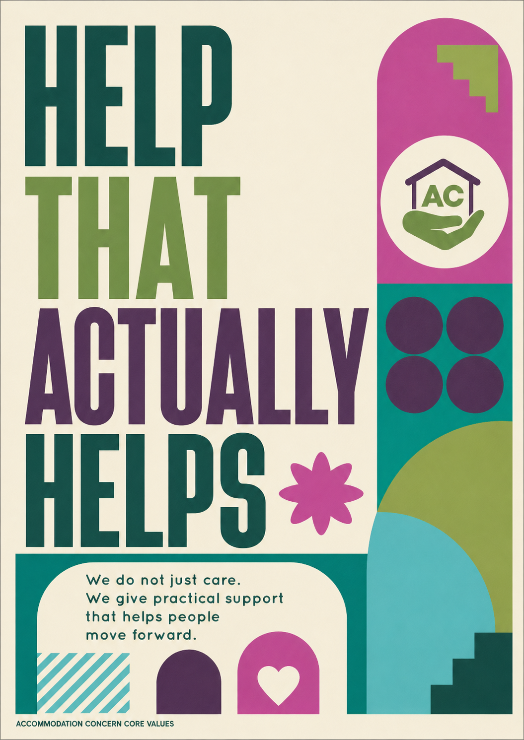Help that actually helps poster